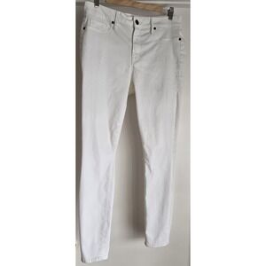 Parker Smith White Skinny Jeans Size 31 - Modal Blend Power Stretch - USA Made